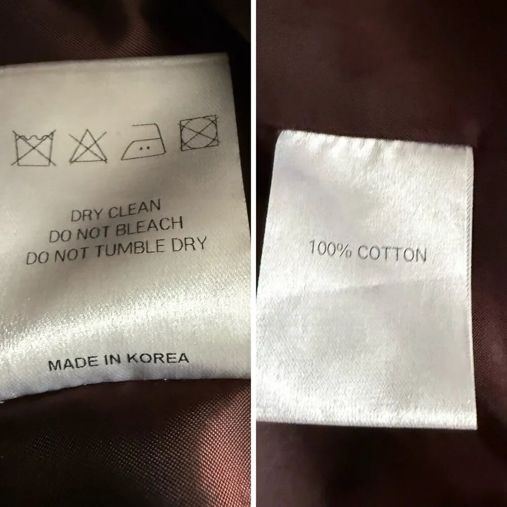 The Frankie Shop Lisburn Short Trench Coat Belted in Burgundy One Size O/S - Picture 15 of 15